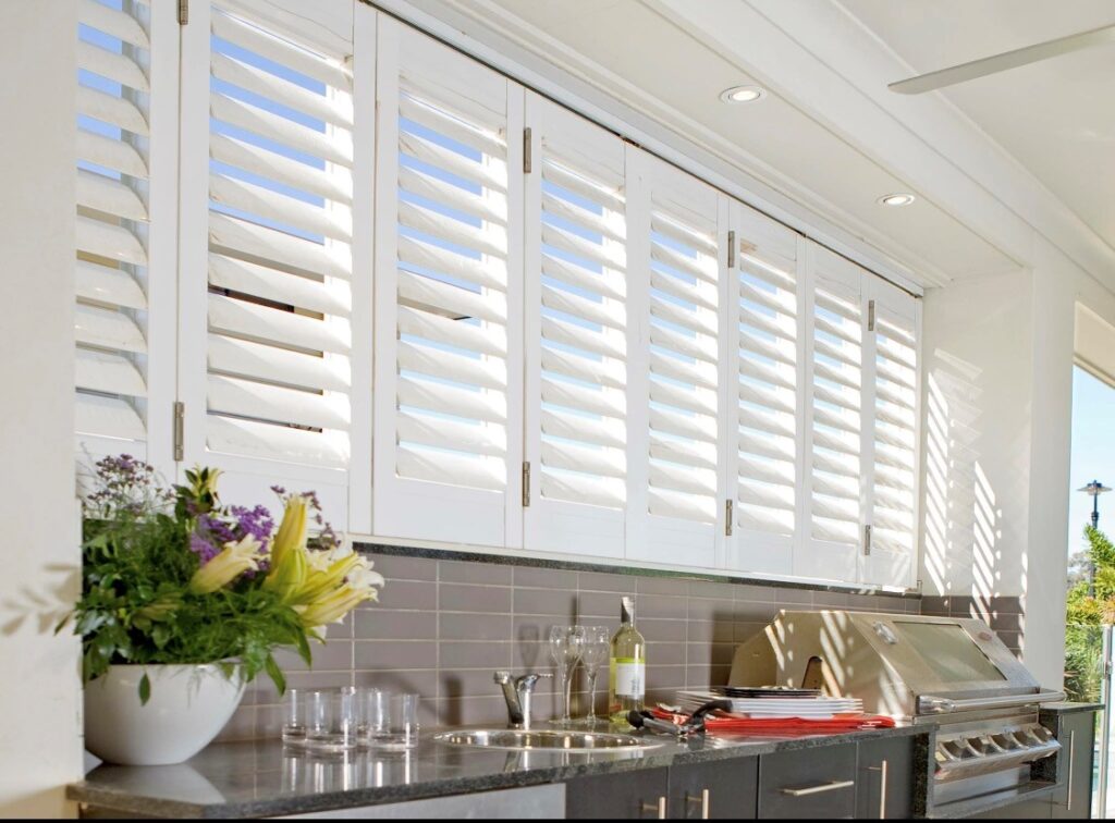 well maintained plantation shutters